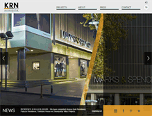 Tablet Screenshot of krnmimarlik.com